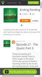 Mobile Screenshot of endingpending.com